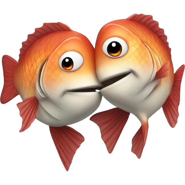 fish kissing  emoji