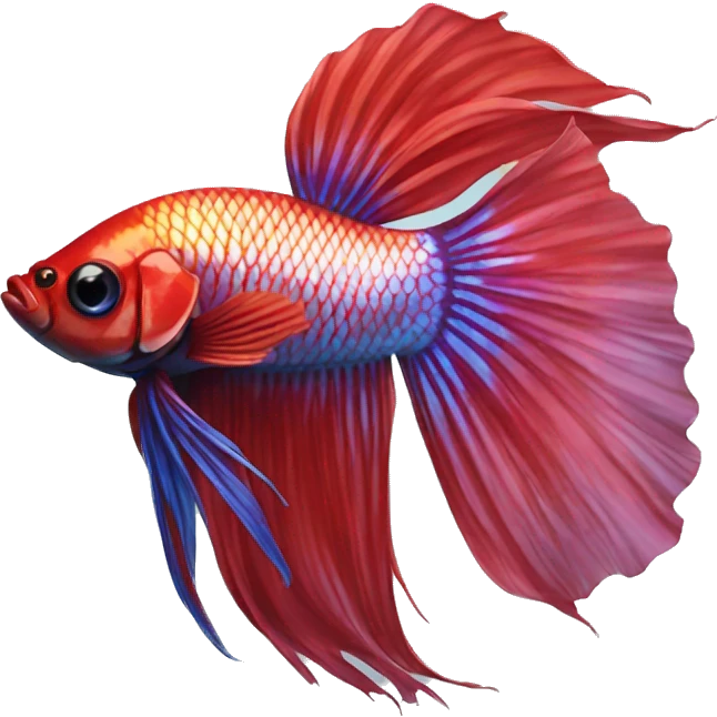 Siamese fighting fish emoji