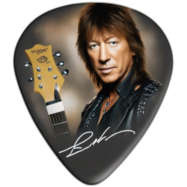 Richie sambora signature guitar pick emoji