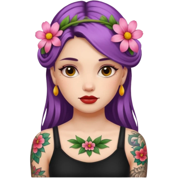 TATTOOED GIRL emoji