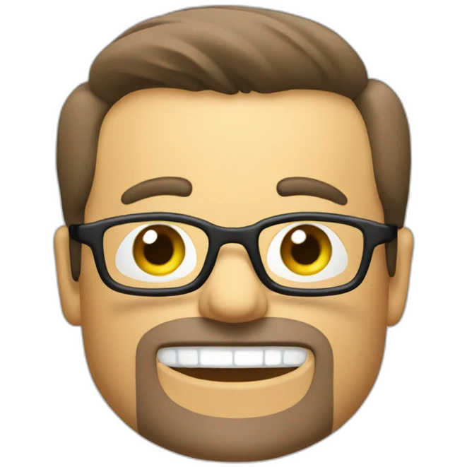 auto mit bart emoji
