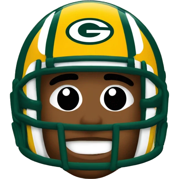 Green Bay Packers' fan emoji