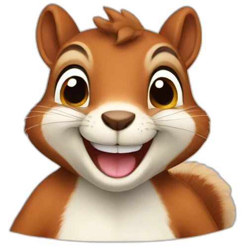 Happy Squirrel emoji