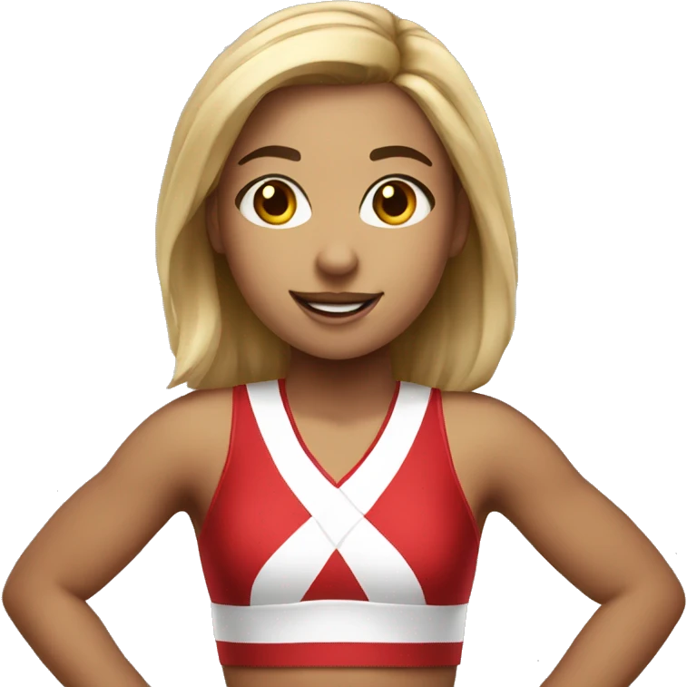 girl cheerleader emoji