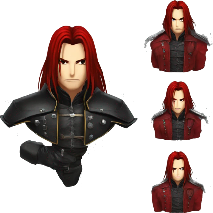 Final Fantasy 7 vincent valentine emoji