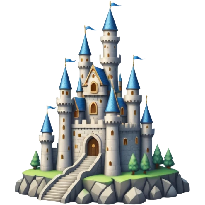 fantasy castle on the sky emoji