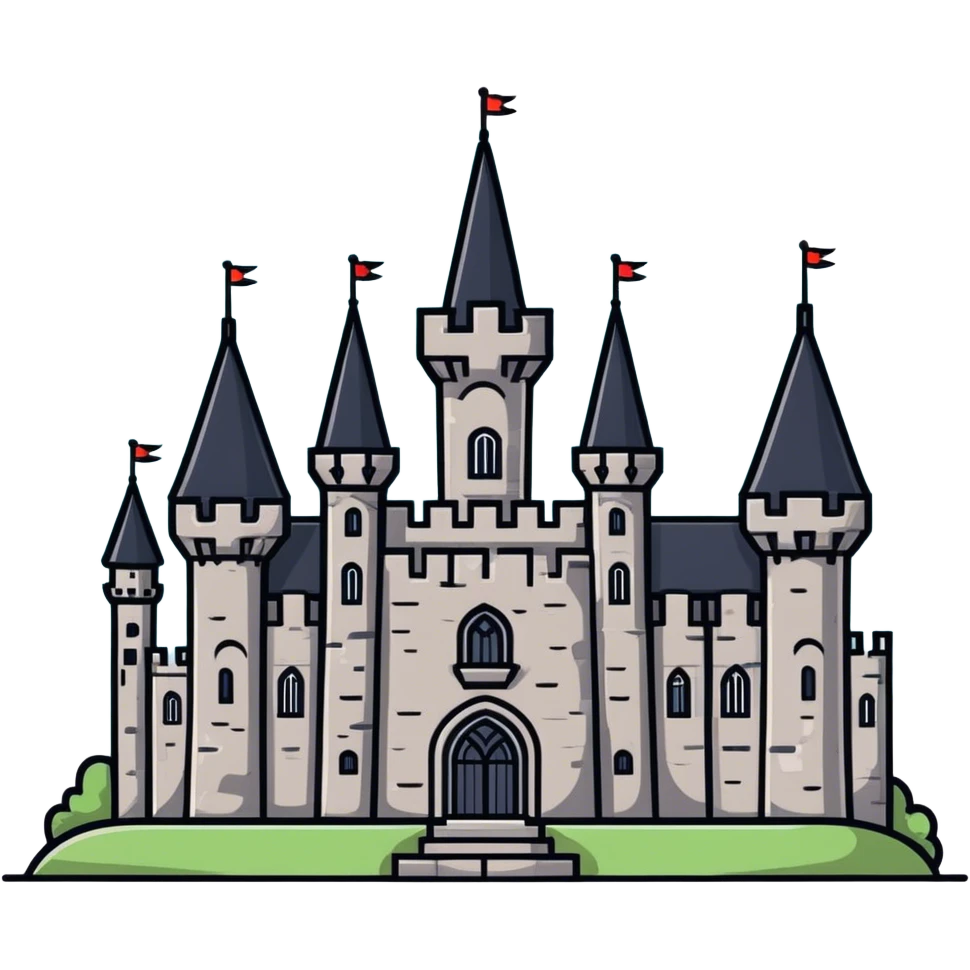 Hogwarts castle emoji