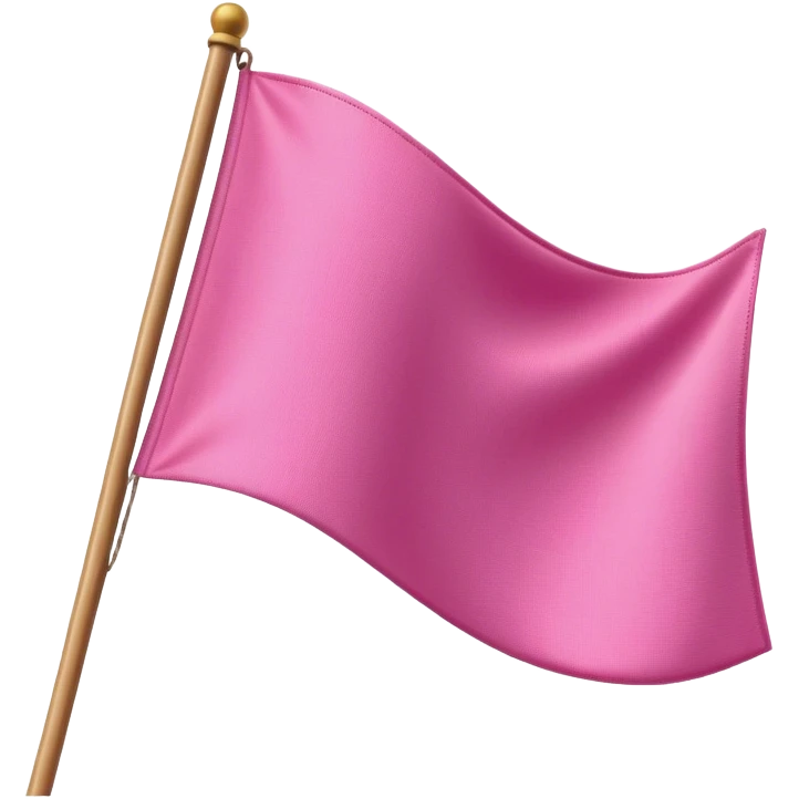 Pink flag emoji