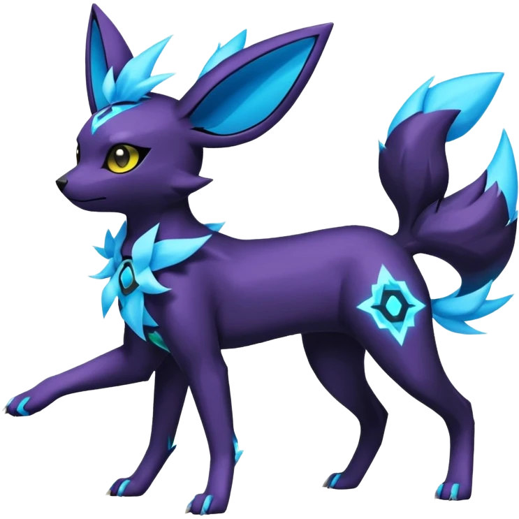 Umbreon-Electrike-Jolteon-Fakemon-hybrid -fusion- full body emoji