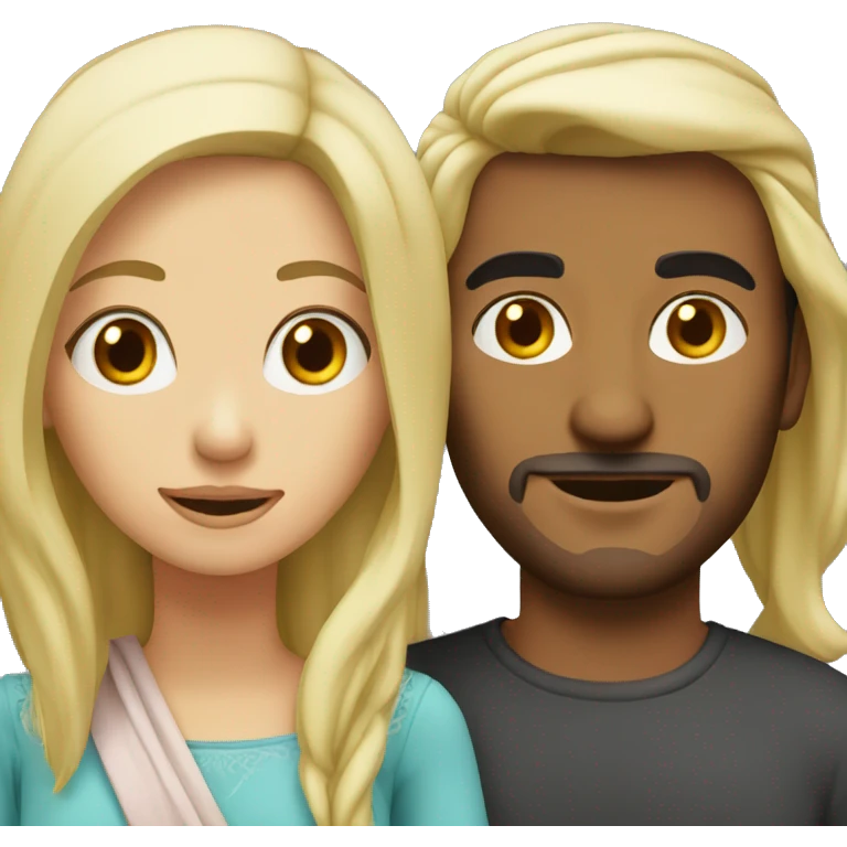 arab man with blonde hair girl emoji