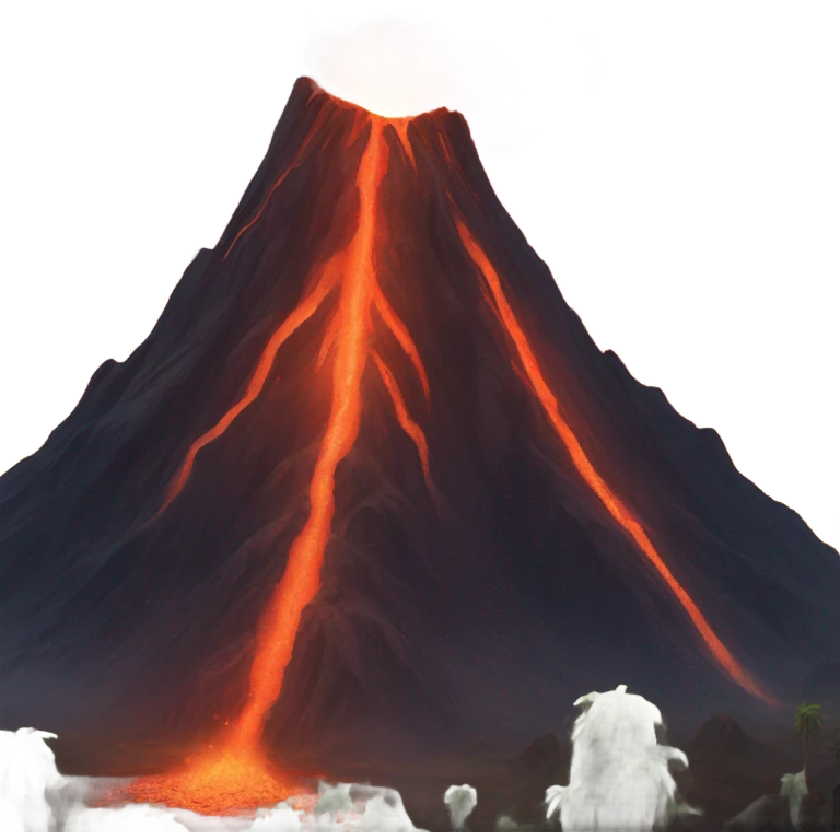 Volcano  emoji