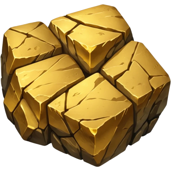 Gold ore emoji