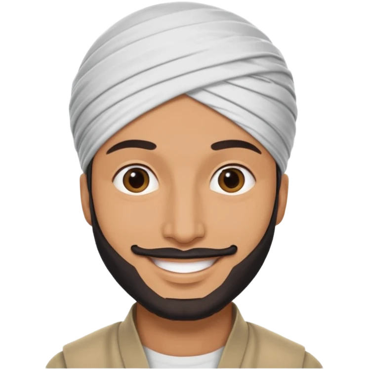 Muslim men wearing turbans emoji