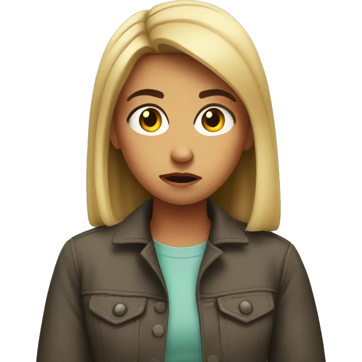 Annoyed girl  emoji