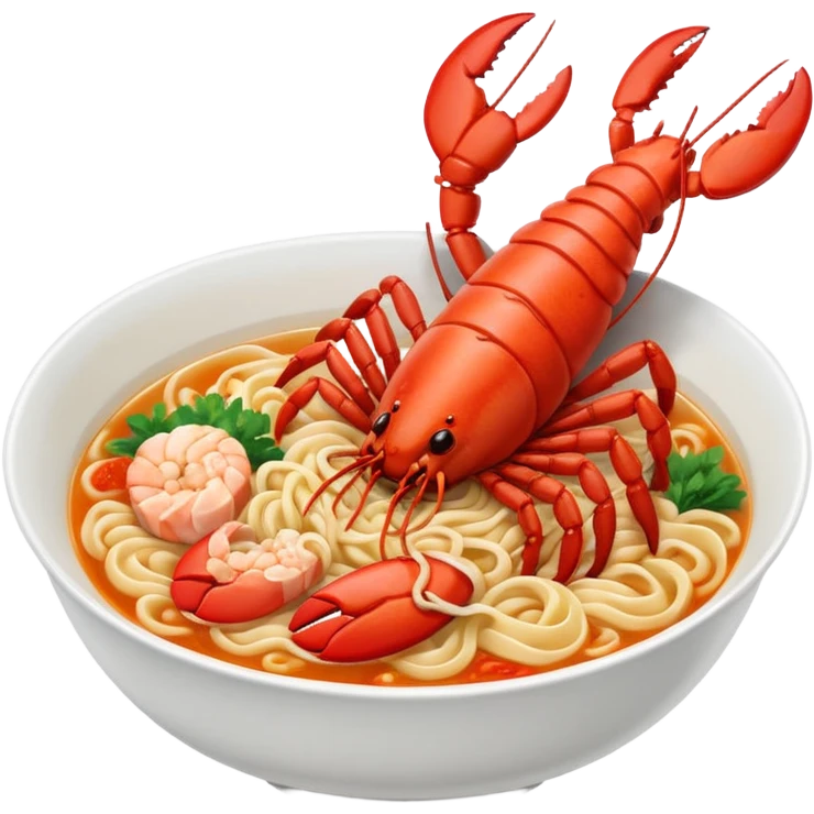Ramen lobster emoji