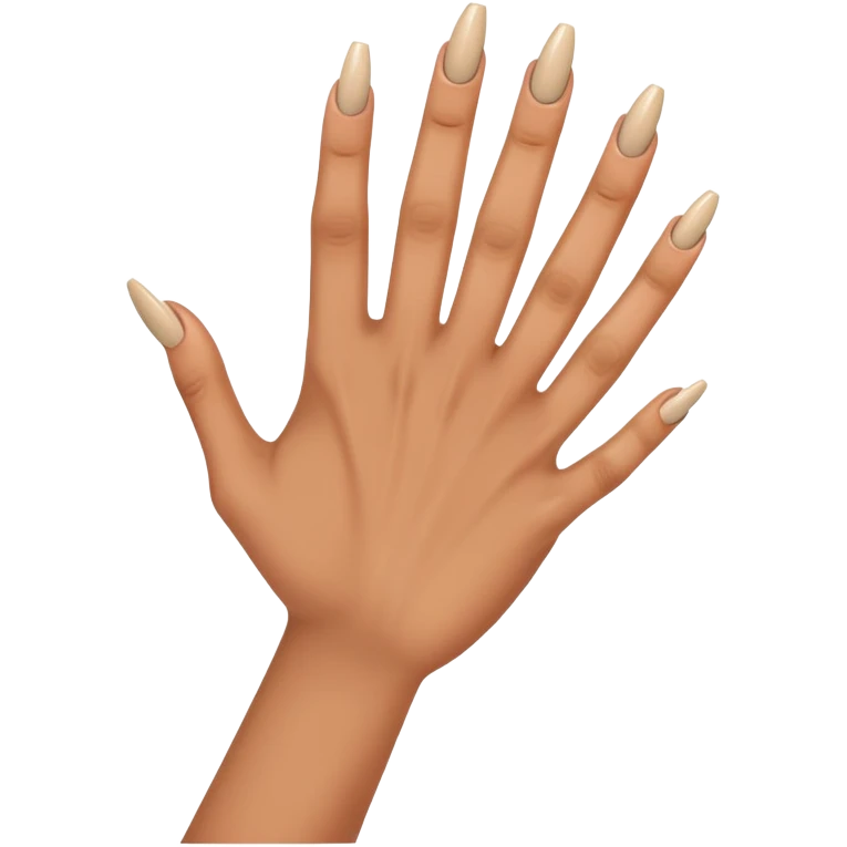 dito medio con un unghia pazzesca  emoji