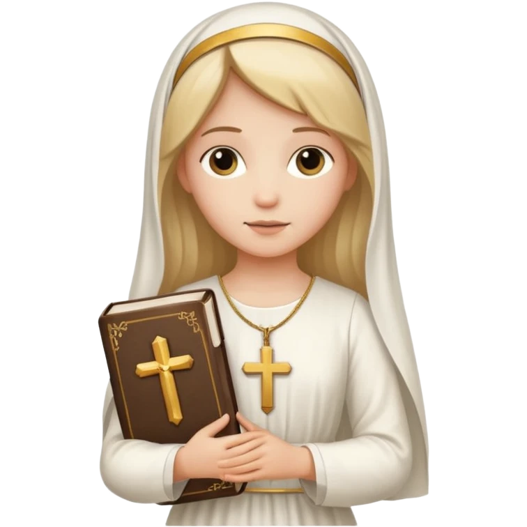 Girly girl gospel biblia  emoji