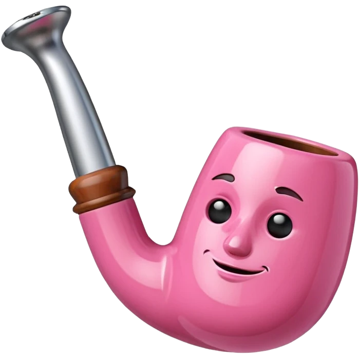 pink smoking pipe emoji