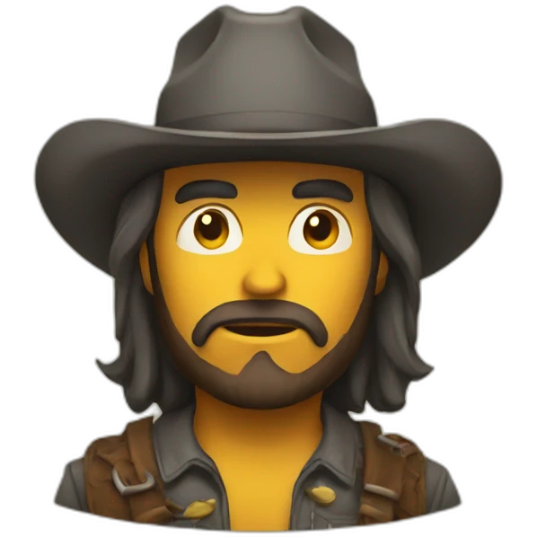 Sadcowboy emoji
