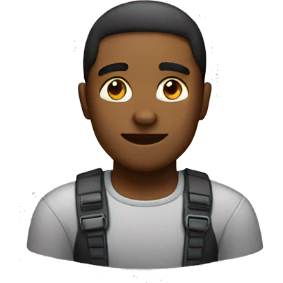 Strong back light toned  emoji