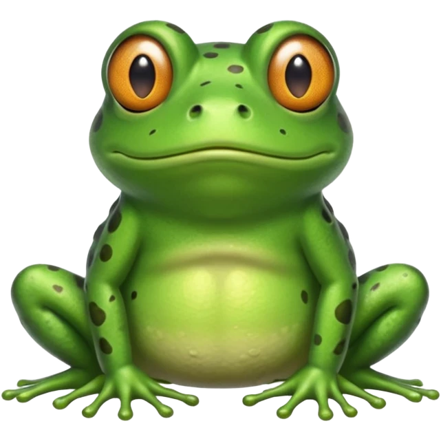 Frog farting showing wind from bum emoji