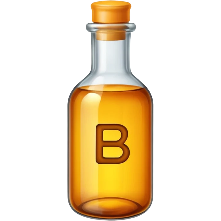 Vitamin b9 in a bottle emoji