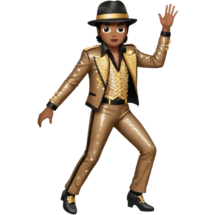 Micheal Jackson moonwalking emoji