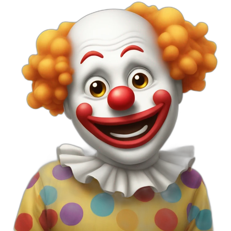 clown farting emoji