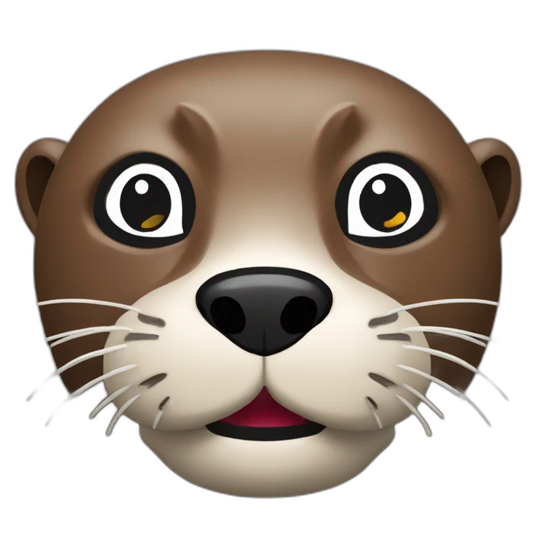 otter lego face emoji