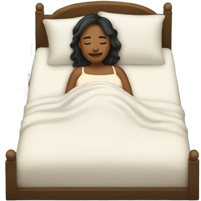 mom laying in bed emoji