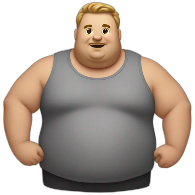 fat man emoji