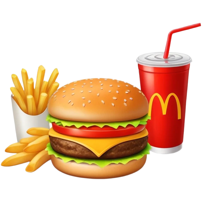 McDonald’s meal  emoji