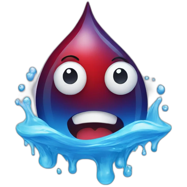 water blood emoji