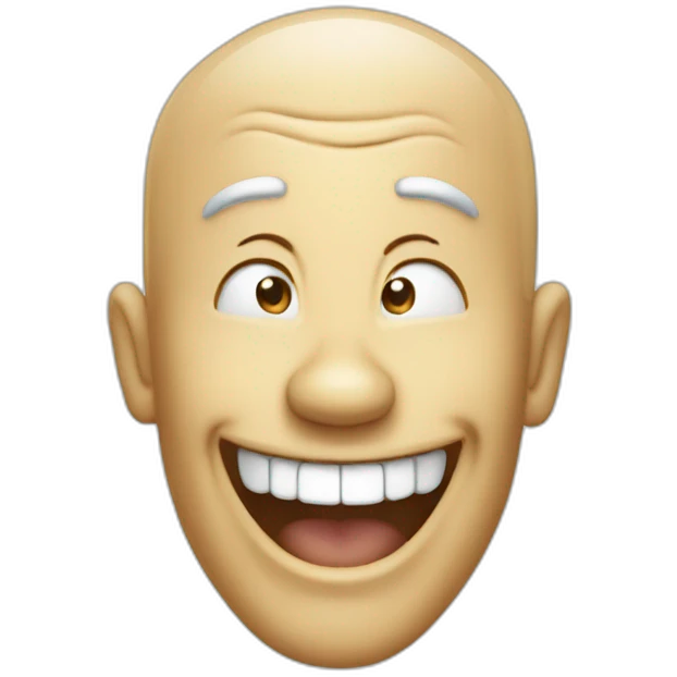 Laughing sigma face emoji