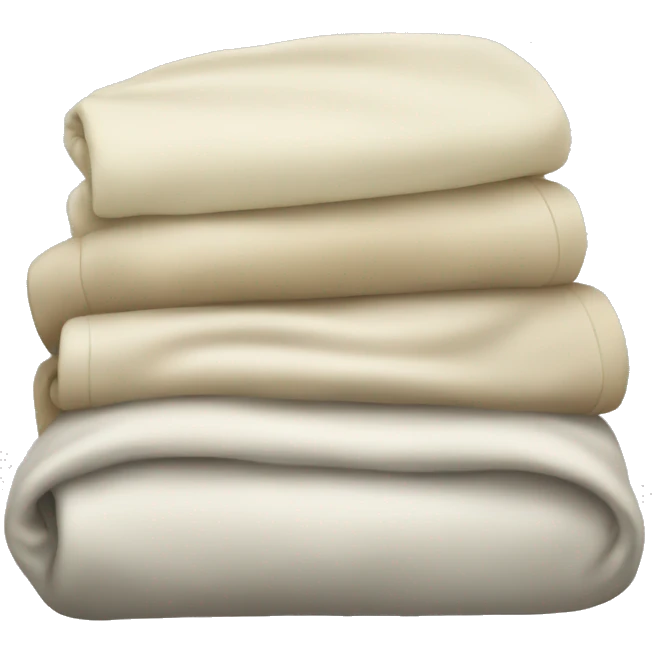 Light colored blanket  emoji