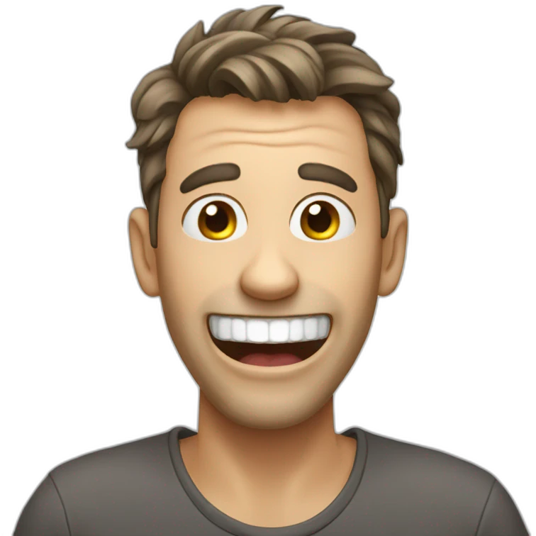 Ugly-laugh emoji