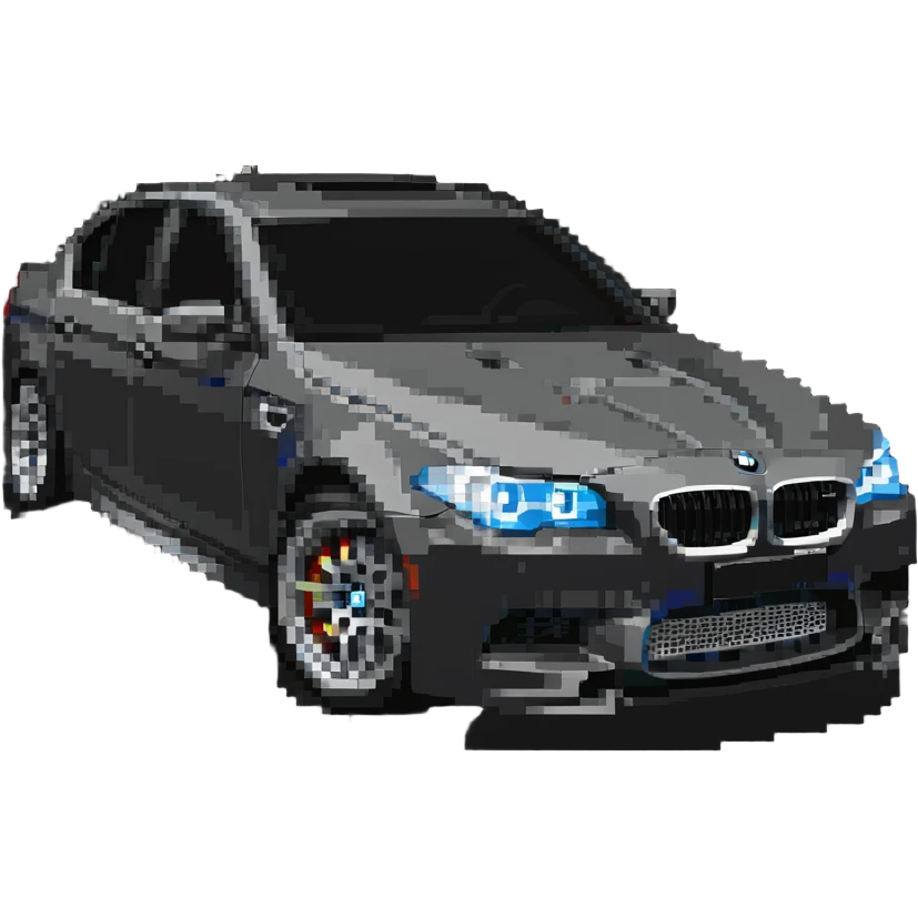 BMW M5 performance sedan emoji