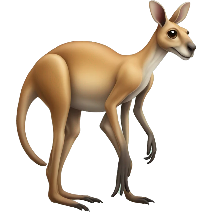 kangaroo long legs emoji