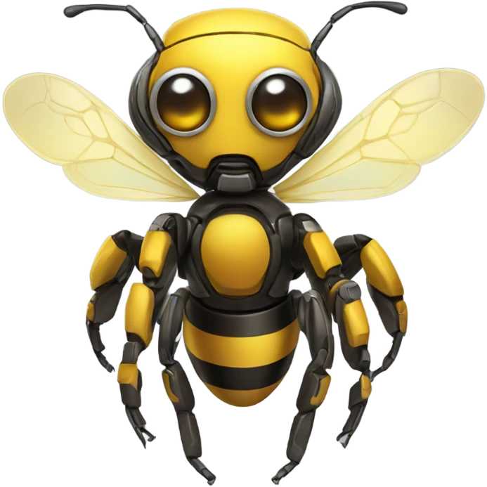 robot bee cute emoji