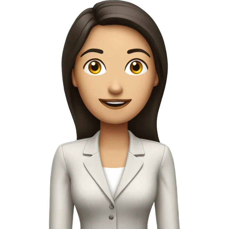 Female brunette CEO with question marks around her head emoji