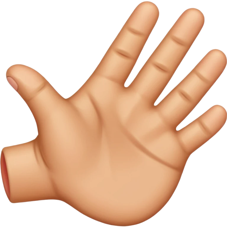 Make a thumb facing left emoji