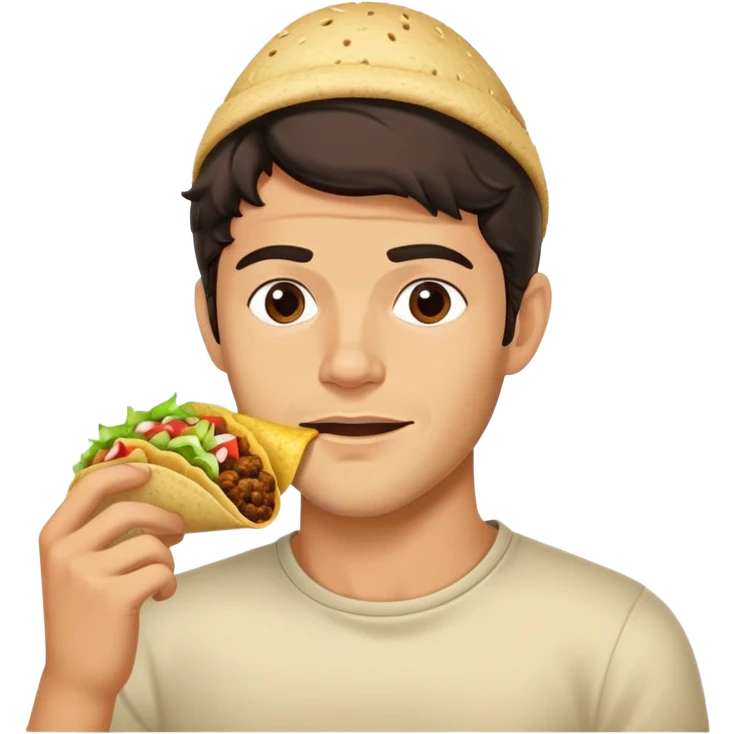 seth cohen eating a taco emoji