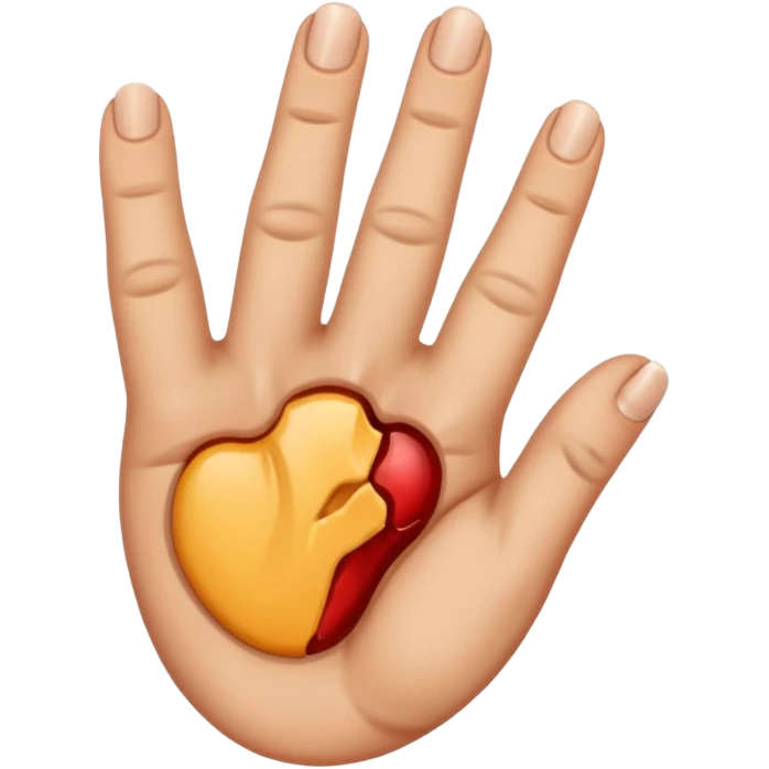 Broken finger emoji