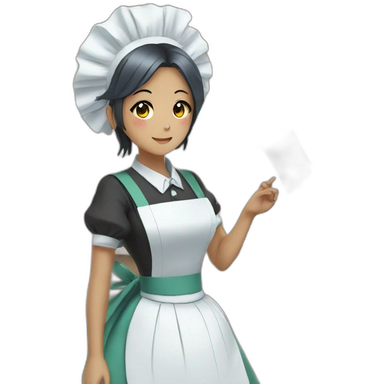house maid anime emoji
