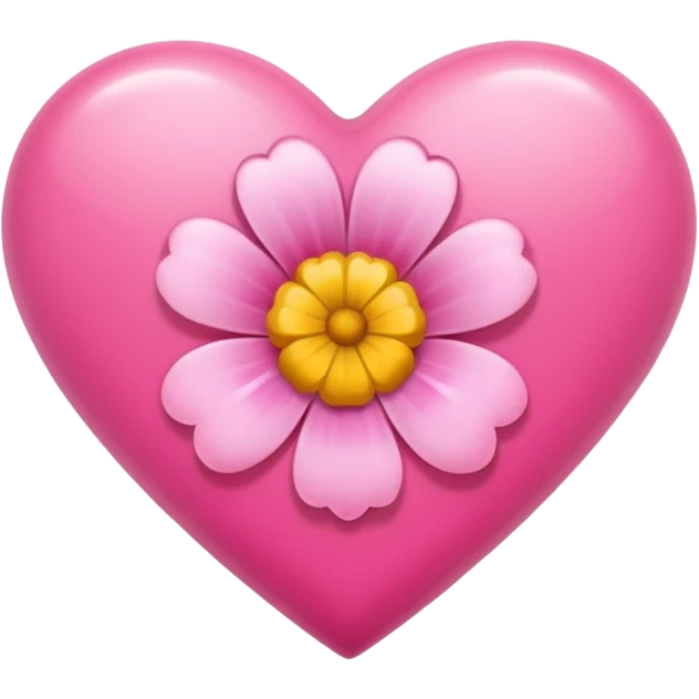 pink heart with flower emoji