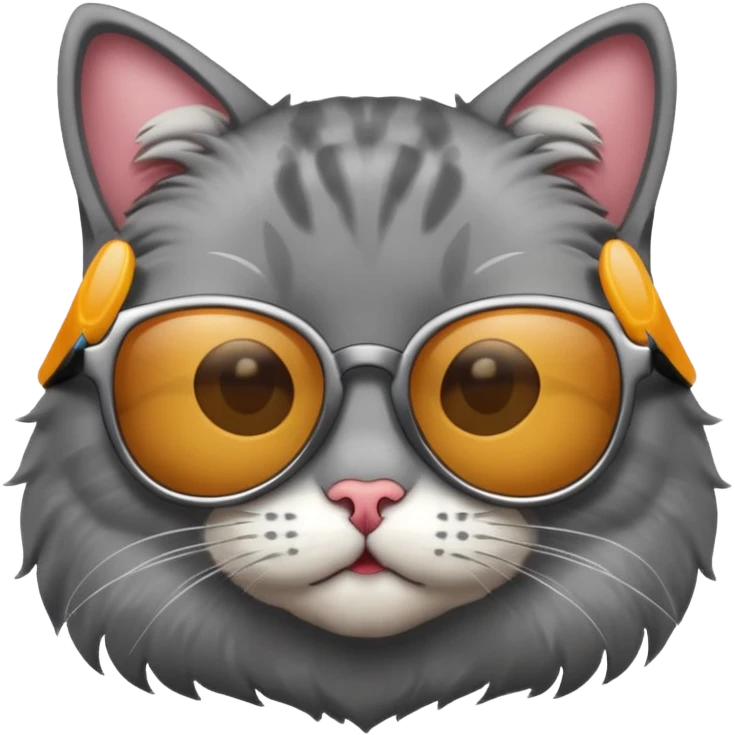 Cat wearing sunglasses emoji