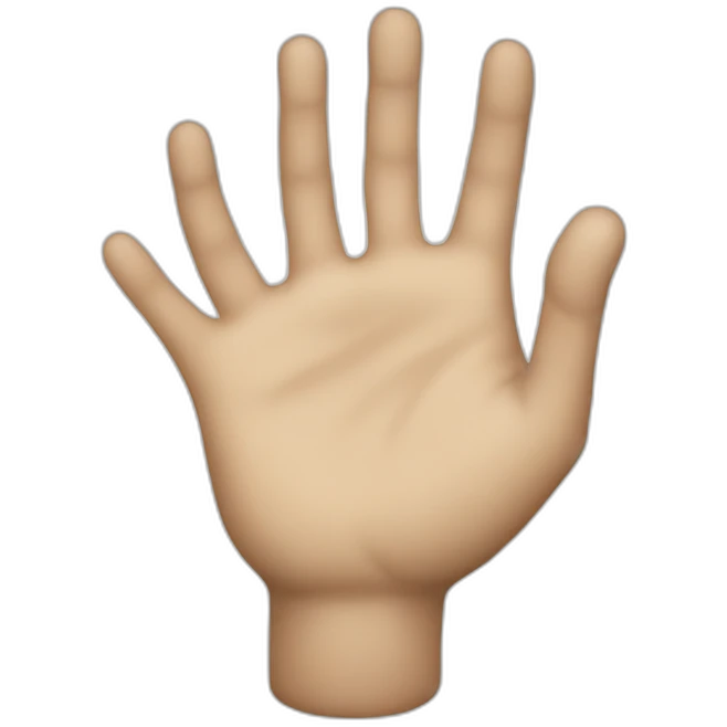 Person die hand hebt emoji