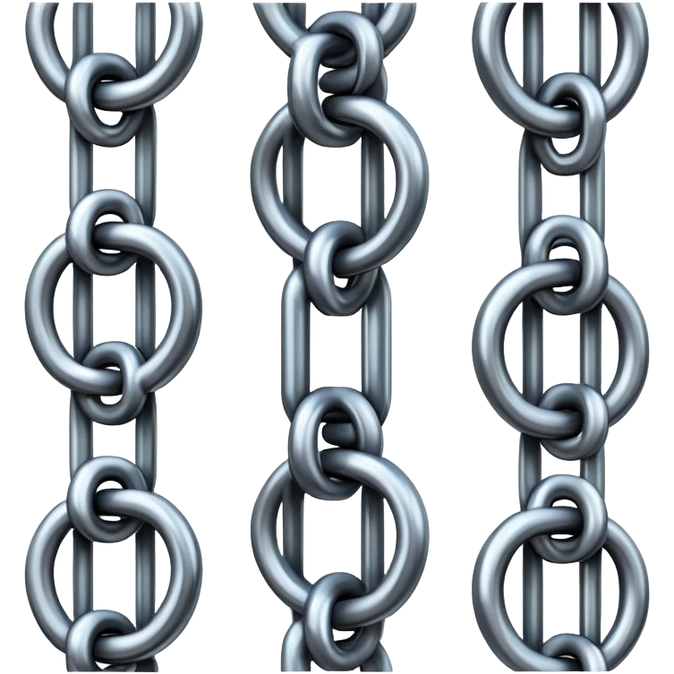 Vertical parallel chains emoji