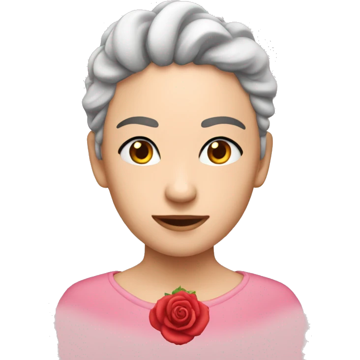 Rosa hjerte emoji