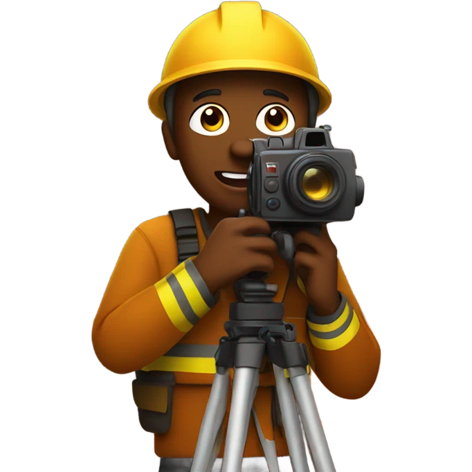 Cameraman in a wildfire emoji